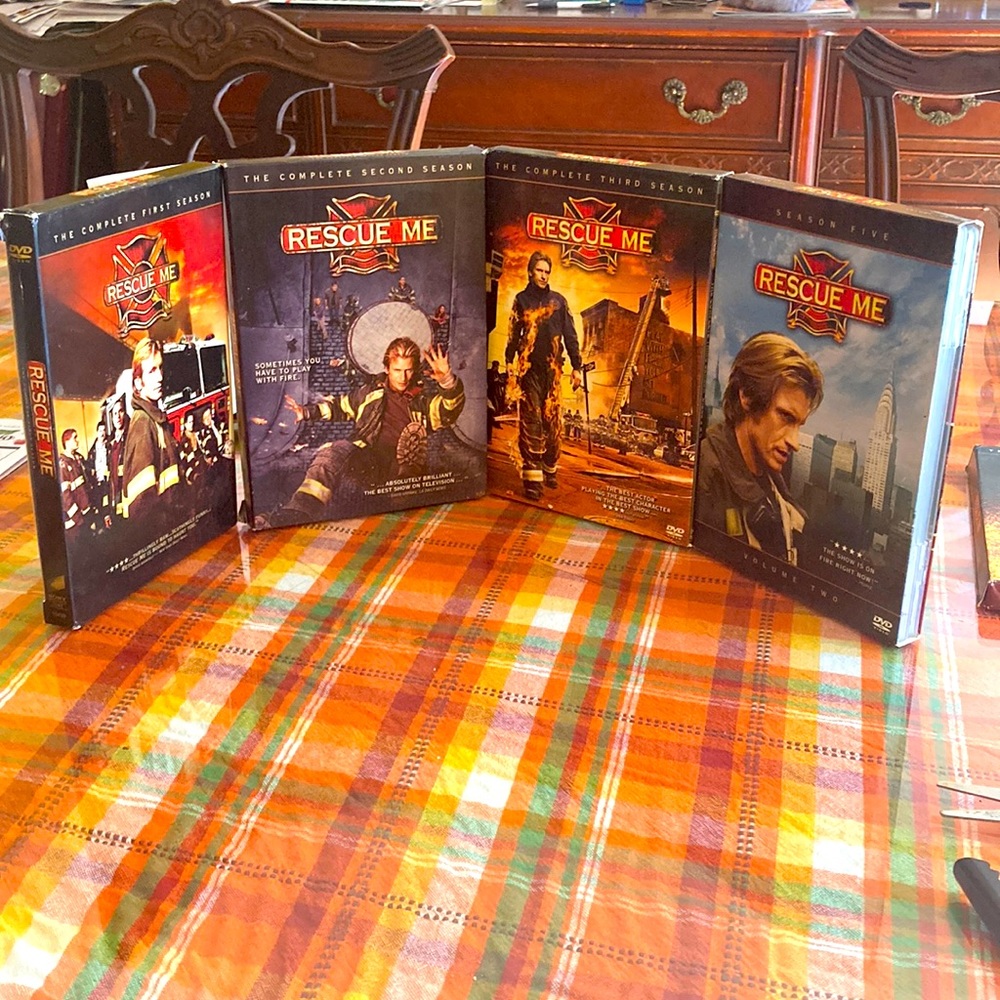 The complete 1st 2nd 3rd and 5th season of Rescue Me on DVD